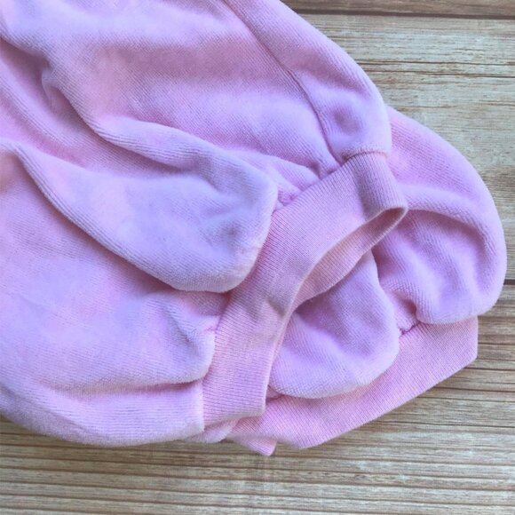 Rebecca Raggs Vintage Bubble Romper Size 24 Mos. Pink Sheep Velour 1990s Y2K - Picture 5 of 8